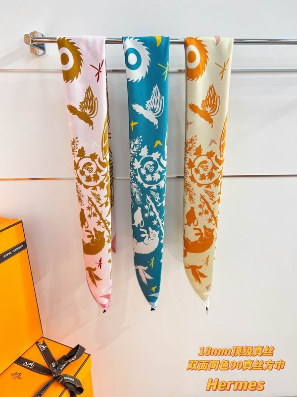 Hermes Silk Scarf 90X90cm E041802